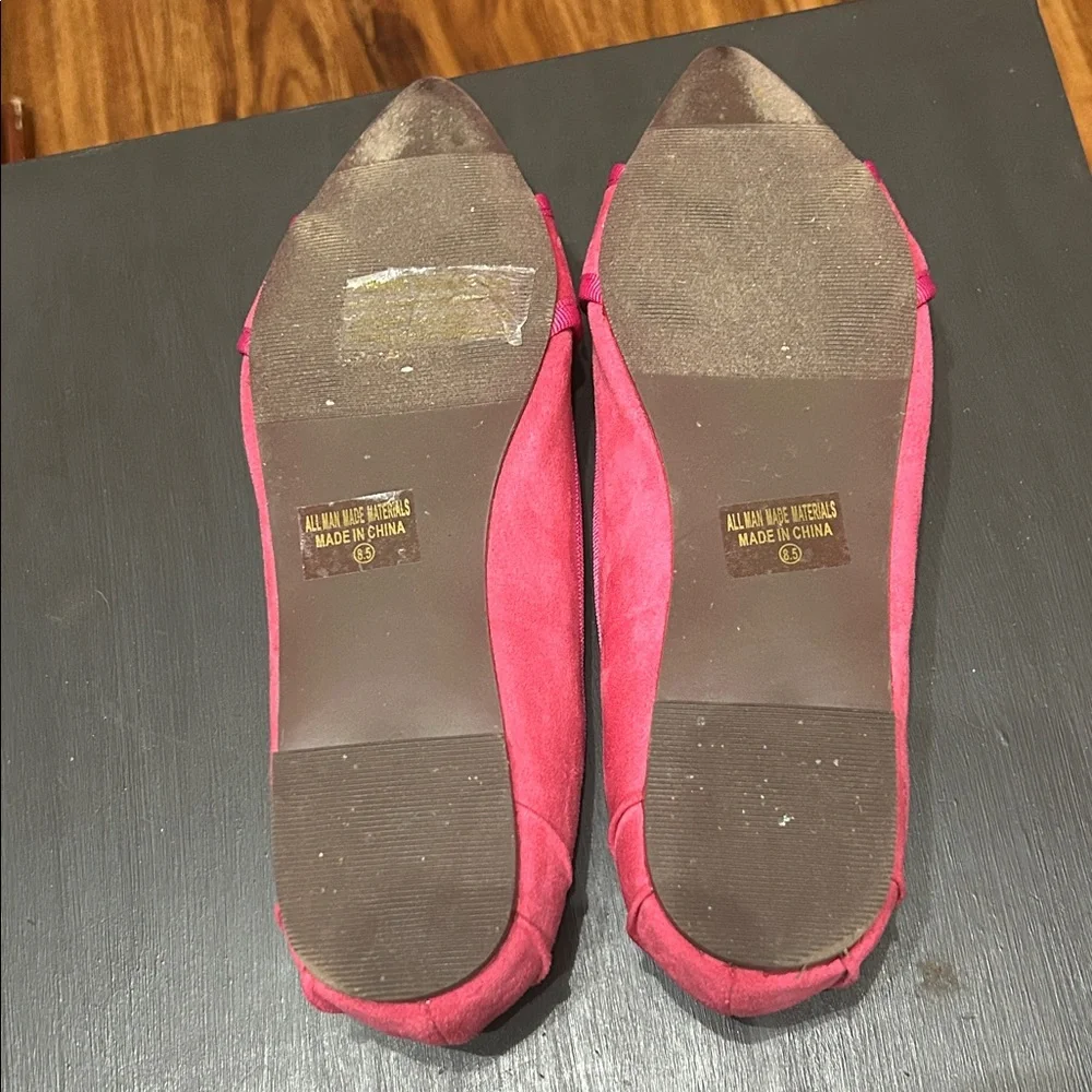 Chase + Chloe Fuchsia Embellished Loafers - Picture 3 of 5